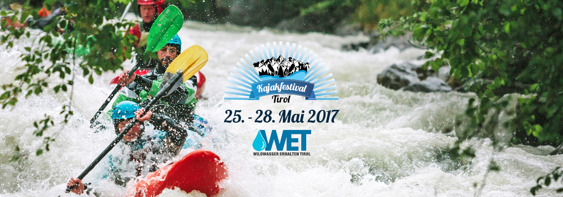 Noch 3 Wochen bis zum Kajakfestival Tirol 2017
