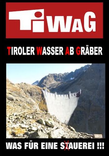 Postkartenaktion TIWAG – Tiroler Wasser Abgräber