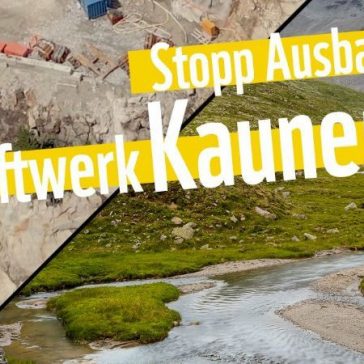 Petition: Stopp Ausbau Kraftwerk Kaunertal!